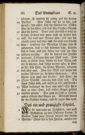 Das ein und zwanzigste Capitel. - Das acht und zwanzigste Capitel