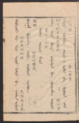 Gûsin uyuci meyen = 第三十九條