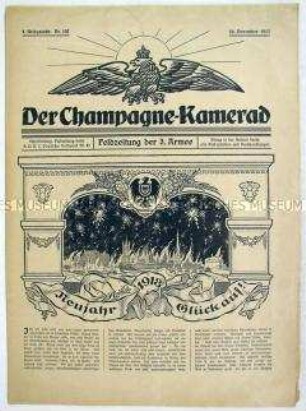 Kriegszeitung der 3. Armee von der Westfront "Der Champagne-Kamerad"