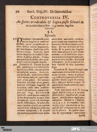 Controversia IV.