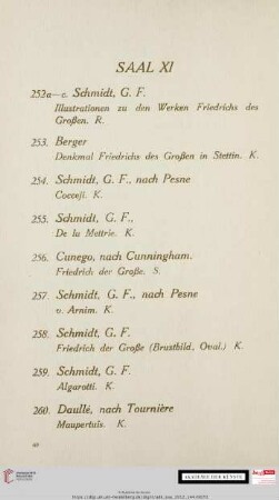 Saal XI