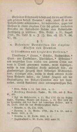1) Dienstboten und dergleichen Personen.