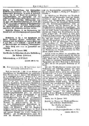Ernennung der Mitglieder der Dienststrafkammern : [Amtlicher Teil]