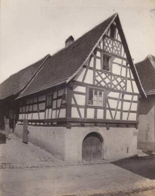 Fachwerk. Winzerhaus. 2020 nicht mehr vorhanden