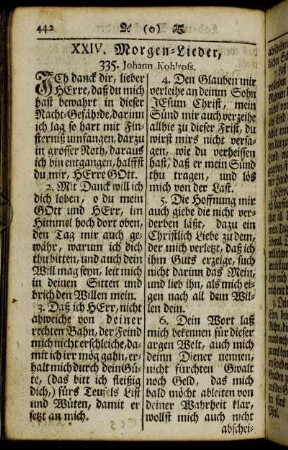 XXIV. Morgen-Lieder