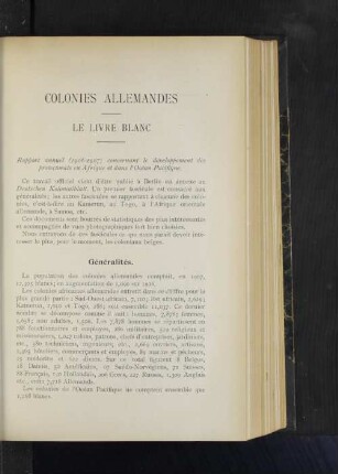 Colonies Allemandes