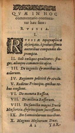Rvssia seu Moscovia itemque Tartaria : Commentario Topographico atque politico illustratae