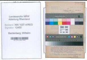 Entnazifizierung Wilhelm Bardenberg , geb. 15.01.1912 ()