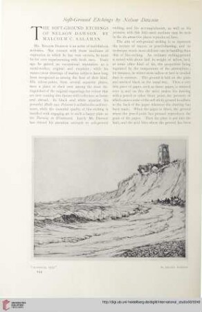 The soft-ground etchings of Nelson Dawson