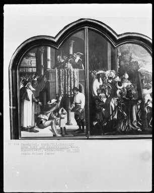 Doppeltafel: Ecce homo und Kreuztragung