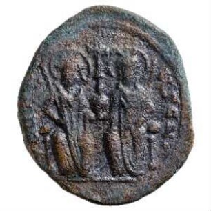 Münze, Follis, 571 / 572