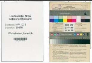 Entnazifizierung Heinrich Winkelmann , geb. 30.08.1898 (Ingenieur)