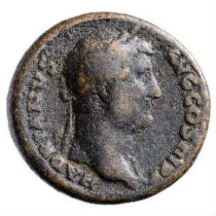 Münze, Dupondius, 134 - 138 n. Chr.