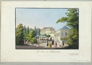 Heilanstalt und Kurbad in Schandau (Bad Schandau) in der Sächsischen Schweiz