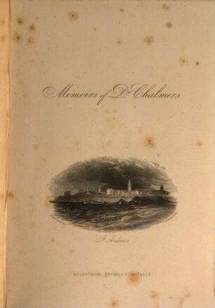 Memoirs of the life and writings of Thomas Chalmers, 2