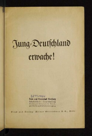 Jung-Deutschland erwache!