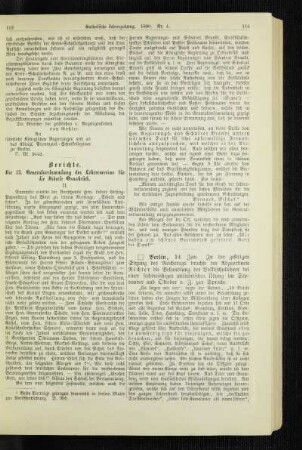 Berichte : die 13. Generalversammlung des Lehrervereins für die Diöcese Osnabrück ; II.