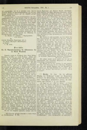 Berichte : die 13. Generalversammlung des Lehrervereins für die Diöcese Osnabrück ; II.