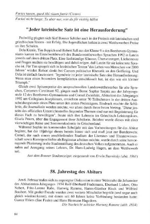 "Jeder lateinische Satz ist eine Herausforderung"