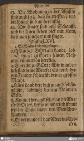 Psalm LXVI