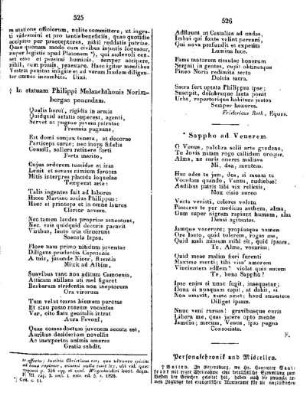 In statuam Philippi Melanchthonis Norimbergae ponendam