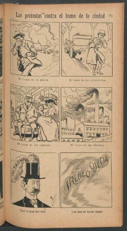 Las protestas contra el humo de la ciudad - [Cómic]