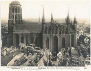 Marienkirche, Danzig: Seitenansicht