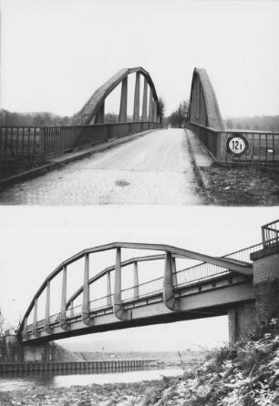 Neue Ondruper Brücke/Dortmund-Ems-Kanal/Doppelbild