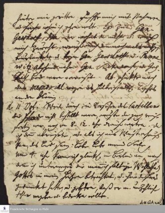 Tagebuch von Gotthilf August Francke.
