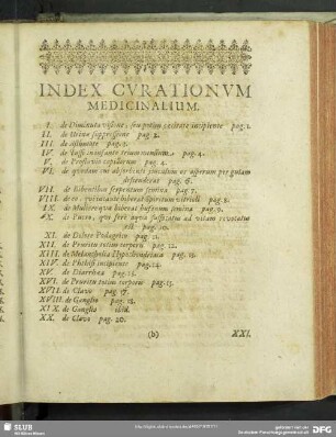 Index Curationum Medicinalium