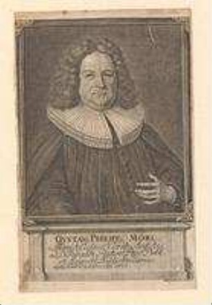 Gustav Philipp Mörl (d.Ä.), Pfarrer bei St. Sebald, Professor und Bibliothekar; geb. 26. Dezember 1673