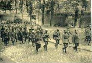 Französische Kriegsgefangene in Lille