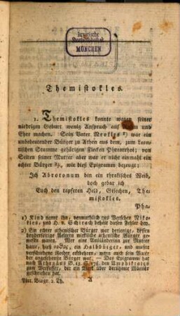 Des Plutarchus von Chäroneia vergleichende Lebensbeschreibungen, 2