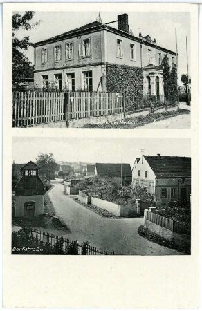 Ockrilla. Schule und Dorfstraße