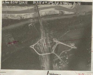 Bahnhof und Eisenbahnbrücke Großhesselohe (1500 m)
