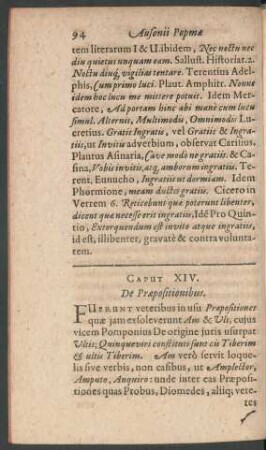 Caput XIV. De Praepositionibus.