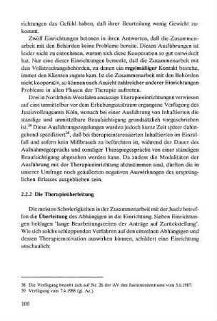 100-102, 2.2.2 Die Therapieüberleitung