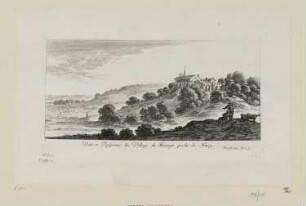 Veuë et perspective du village du Montayt proche de Nancy, Baltt 12 der Folge "Ansichten von Lothringen"