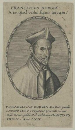 Bildnis des Franciscvs Borgia