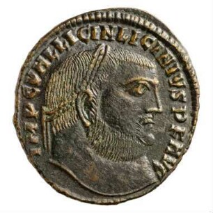 Münze, Follis, 316 - 317 n. Chr.