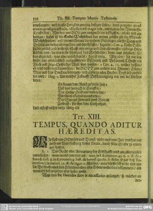 Tit. XIII. Tempus, Quando Aditur Haereditas