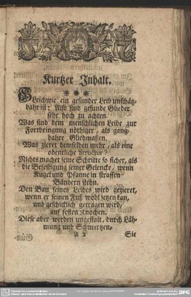 Kurtzer Inhalt