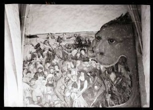 Stadtkirche; Wandbild, Jüngstes Gericht, Die Verdammten