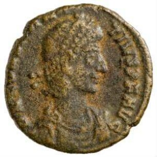 Münze, Aes 4, 351 - 355 n. Chr.