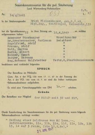 Fleischhauer, Erich