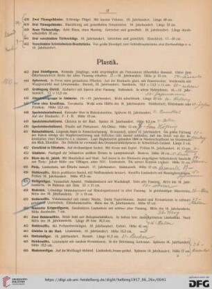 [Plastik, Uhren, Möbel, etc.] (Nr. 443-654)