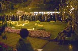 Freiburg: Stadthalle, Blumen- und Gartenausstellung, Publikum