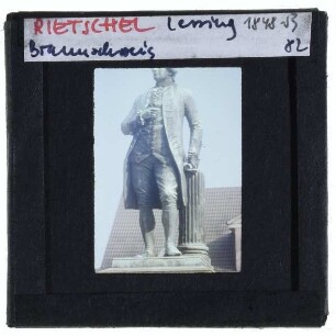 Braunschweig, Rietschel, Lessing-Denkmal