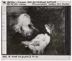 Aert de Gelder: Simeon, das Christuskind haltend. Minneapolis, Walker Art Center