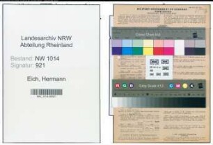 Entnazifizierung Hermann Eich , geb. 17.05.1913 (Malermeister)